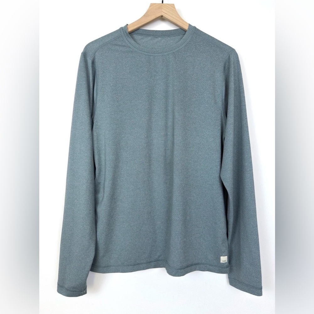 Vuori Long Sleeve V1054 Shirt Mens M Green  Performance